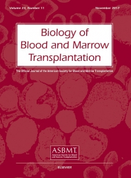Biology of Blood and Marrow Transplantation