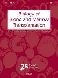 Biology of Blood and Marrow Transplantation  