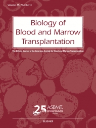 Biology of Blood and Marrow Transplantation