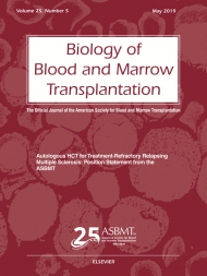 Biology of Blood and Marrow Transplantation