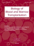 Biology of Blood and Marrow Transplantation